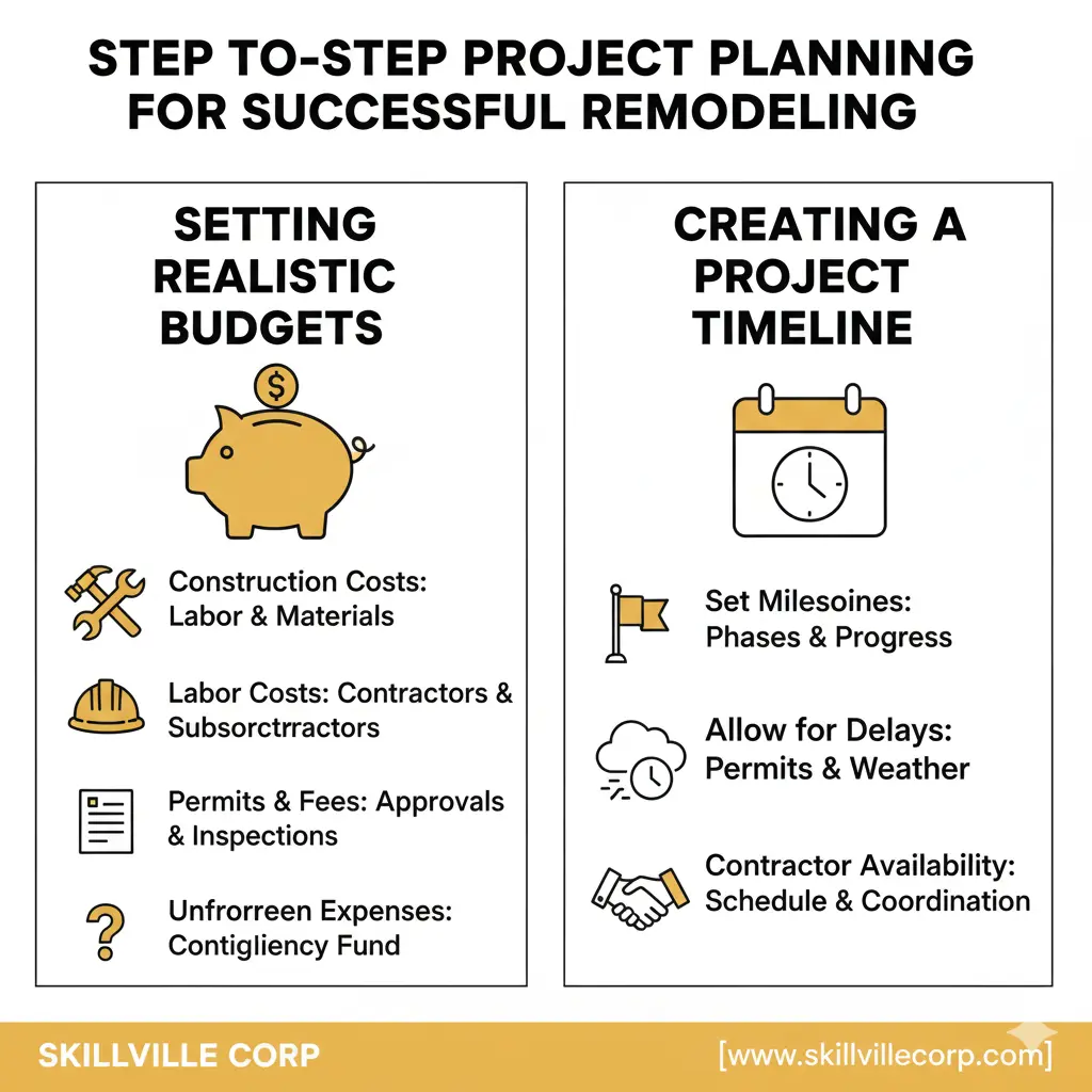 Step-by-Step Project Planning for Successful Remodeling