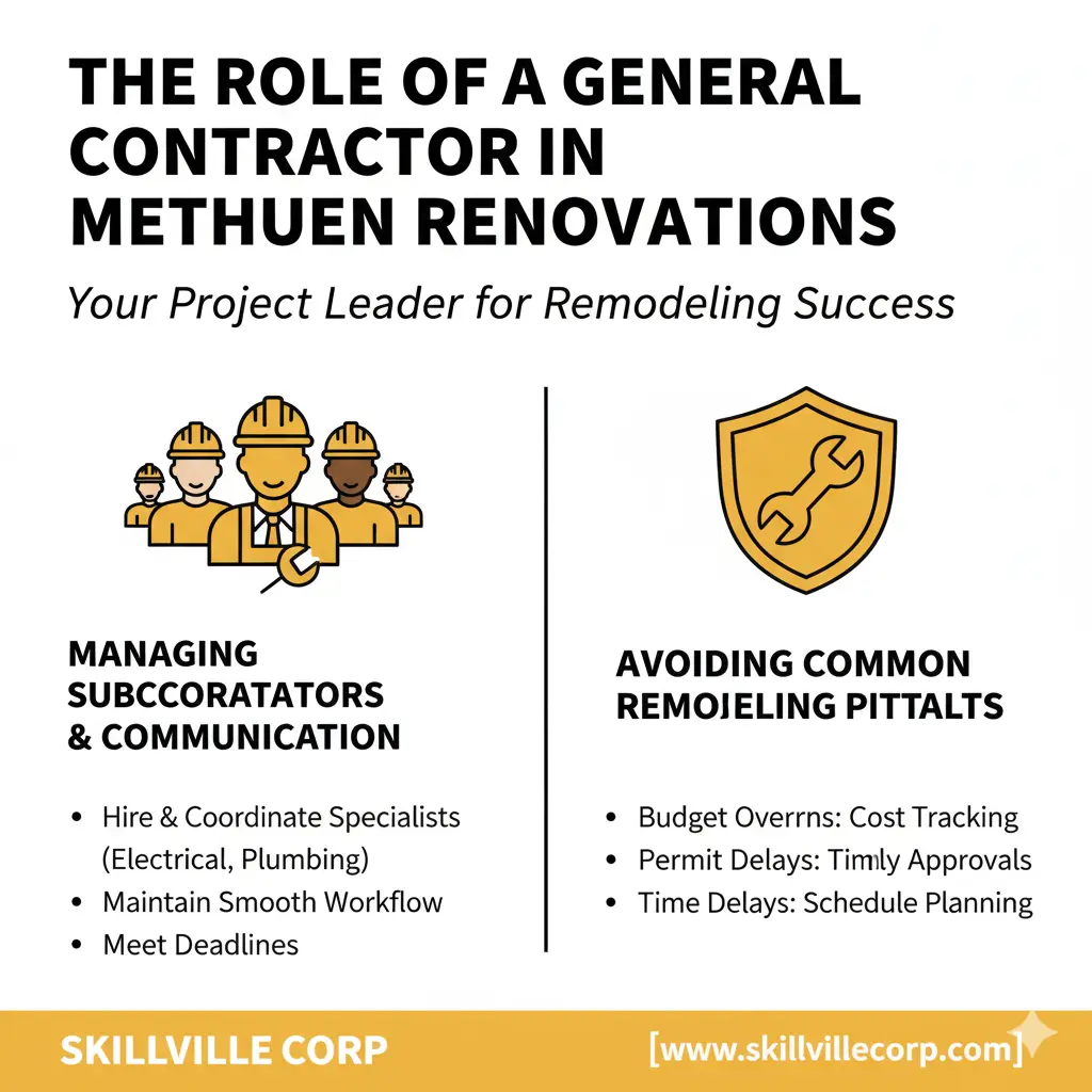 The Role of a General Contractor in Methuen Renovations
