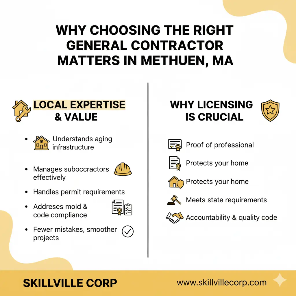 Why Choosing the Right General Contractor Matters in Methuen, MA