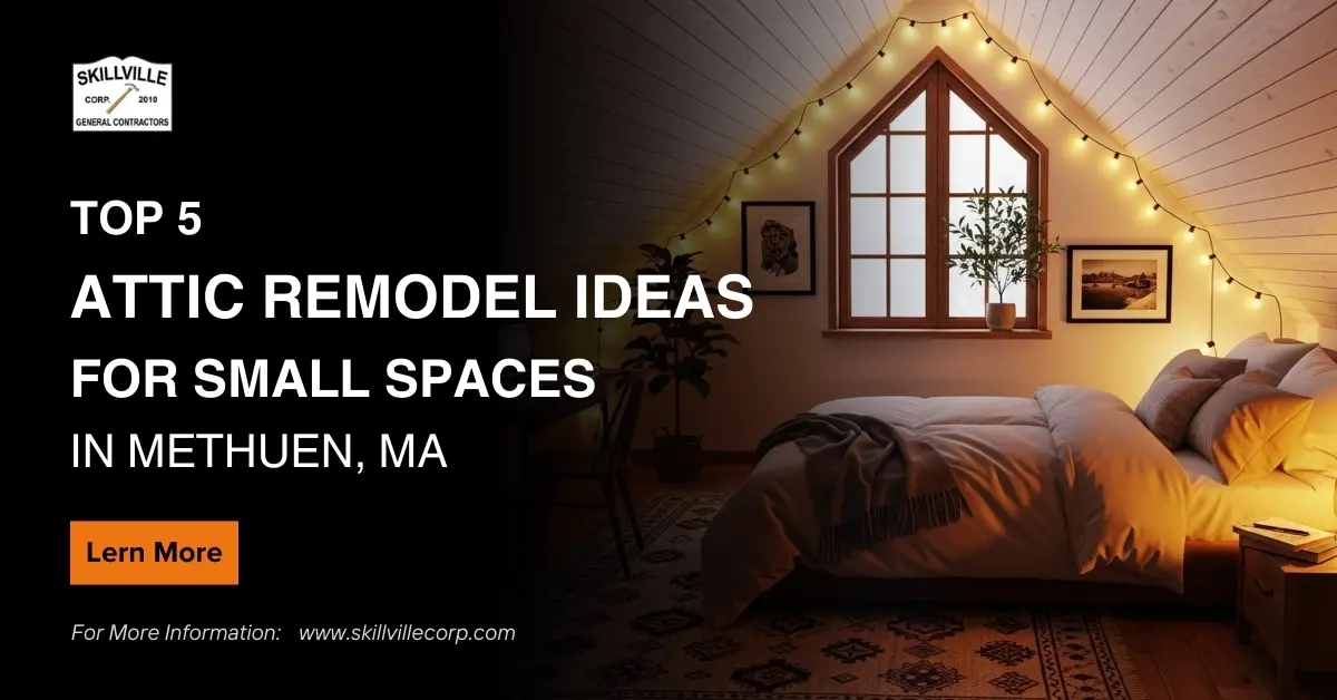 Top 5 Attic Remodel Ideas for Small Spaces in Methuen, MA