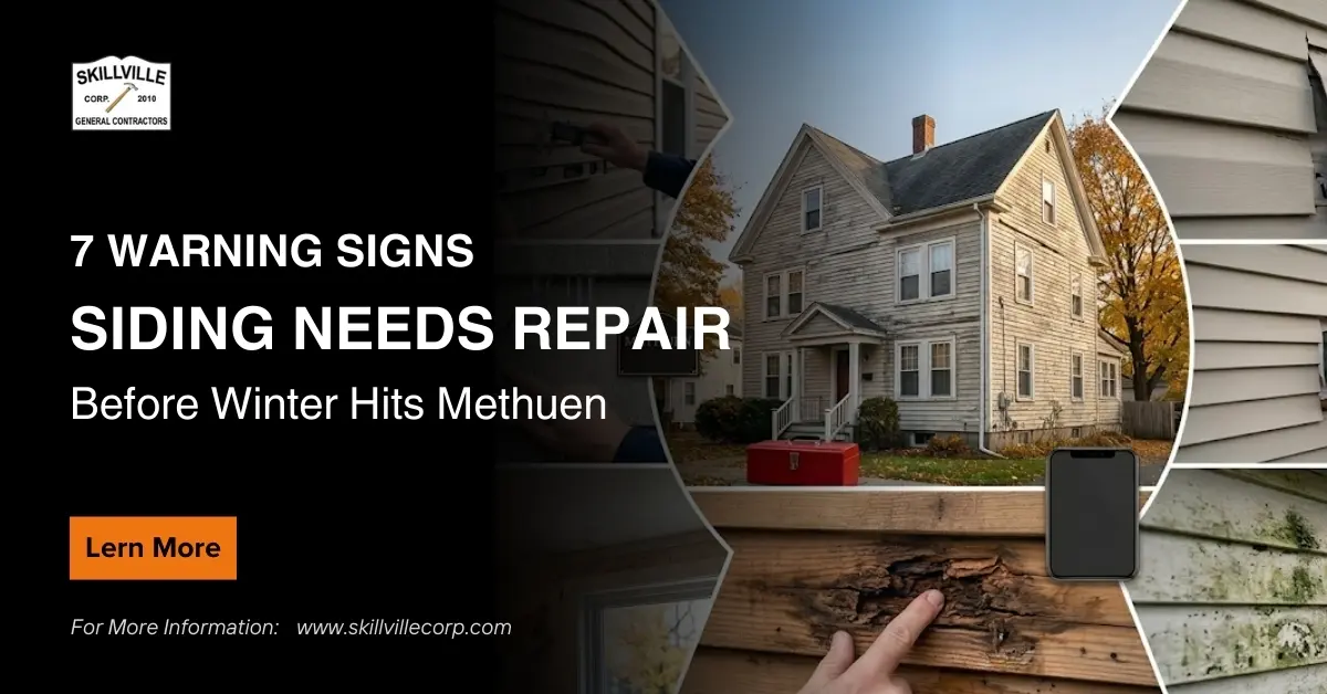 7 Warning Signs Your Siding Needs Repair Before Winter Hits Methuen